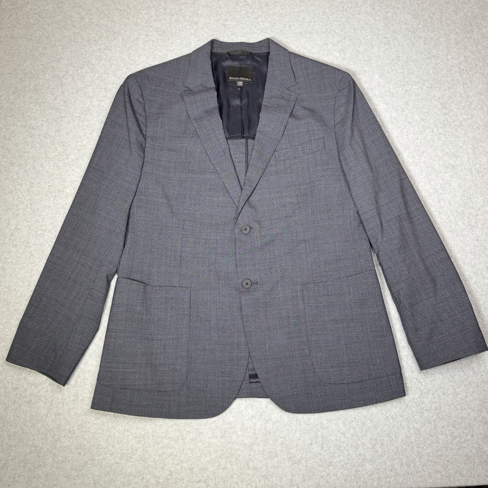 Banana Republic Core Temp Half Lined Performance Sport Coat Blazer Men's 44 R